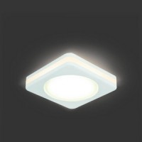 Gauss Светильник Backlight квадрат, белый, 8W, LED 3000K 1/60