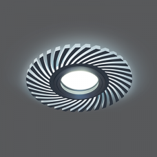 Gauss Светильник Backlight Gu5.3 3W LED 4000K круглый/узор, черный