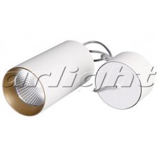 Arlight Светильник подвесной SP-POLO-R85-2-15W Day White 40deg (White, Gold Ring)