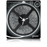 Gauss Лента LED 4.8W 12V 60LED/m теплый белый 3528
