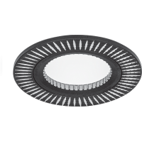 Gauss Светильник Aluminium Gu5.3 1/100 круг, черный/хром