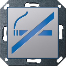 Gira E22 Алюминий Указатель светодиодный с пиктограммой Курить запрещено