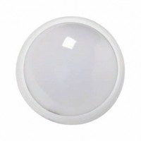 IEK Светильник светодиодный ДПО 3010Д 8Вт 4500K IP54 круг белый  пластик с ДД