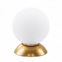 Lightstar Globo 813 Gold Белый/Золото/Белый Настольная лампа Globo 813912 E14 1х40W IP20