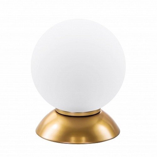 Lightstar Globo 813 Gold Белый/Золото/Белый Настольная лампа Globo 813912 E14 1х40W IP20