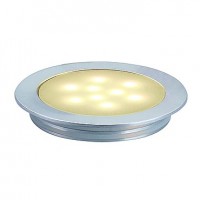 SLV by Marbel LED SLIM LIGHT Светильник встраиваемый IP67 c 9 LED 12В, 0.5Вт, алюм./белый тепл.