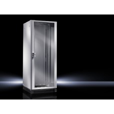 Rittal ТЕ8000 Шкаф 800x2100x800 42U обзорная дверь, бок.стенки, цоколь, предсобранный