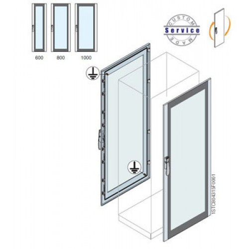 ABB IS2 Дверь со стеклом 1800x600мм ВхШ