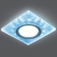 Gauss Светильник Backlight Gu5.3 LED 4100K 1/40 квадрат, белый/серебро/хром
