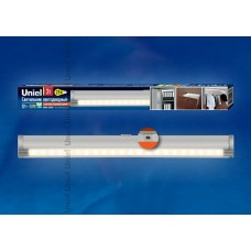 Uniel Светильник LED 25W 3000K IP20 с датчиком откр. двери алюминий серебро 275x34x15