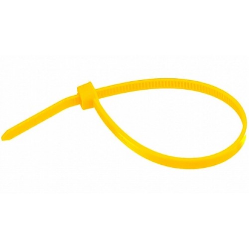 ABB Стяжка кабельная, стандартная, полиамид 6.6, желтая, TY100-18-4 (1000шт)