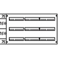 ABB Пластрон с прорезями 3ряда/3 рейки-150мм
