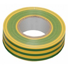 IEK Изолента 0,13х15 мм желто-зеленая 20 метров