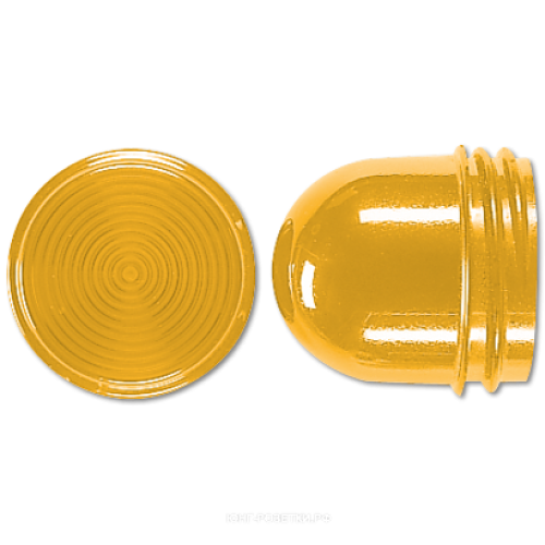 JUNG Мех Желтый Колпачек плоский для ламп до 35мм