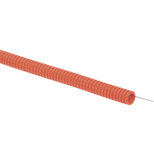 IEK Труба гофрированная ПНД d25 с зондом оранжевая тяжелая (50м)