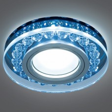 Gauss Светильник Backlight Gu5.3 LED 4100K 1/40 круг, черный/кристалл/хром