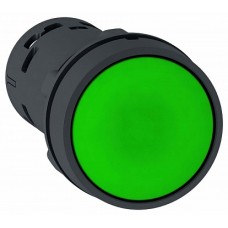 SE XB7 Кнопка 22мм зеленая с фиксацией 1НО