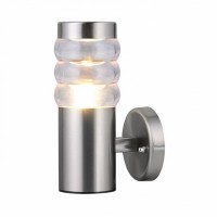 Arte Lamp Portico Серебро/Прозрачный Светильник уличный настенный 20W E27