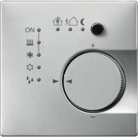 SE Merten KNX SD Сталь Выключатель 4-кнопочный модульный с терморегулятором