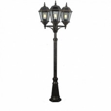 Arte Lamp Genova Черный/Белый Светильник уличный наземный 3x75W E27