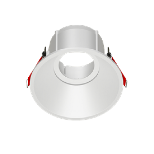 Varton Рамка для модульного светильника FLEX 50 07 круглая встраиваемая утопленная 110х48мм RAL 9010 поворотная