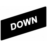 SE XB5 Маркировка "DOWN"