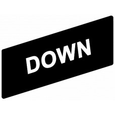 SE XB5 Маркировка "DOWN"