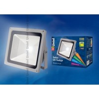 Uniel ULF-S01-50W/NW IP65 110-240В Прожектор LED корпус серый, цвет свечения белый