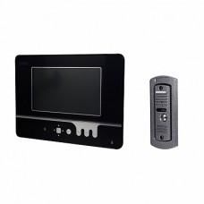 Zamel Комплект видеодомофона для одной семьи с цветным экраном 7 и антивандальной вызывной панелью