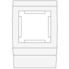 DKC In-Liner Рамка под 2М MOSAIC 45 PDA-45N 80 W0 (рамка и суппорт)