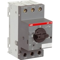 ABB MS116-25 15кА Автоматический выключатель с регулир. тепловой защитой 20A-25А Класс тепл.расц.10