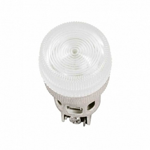 IEK Лампа ENR-22 сигнальная d22мм белый неон/240В цилиндр