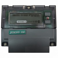 Меркурий Электросчетчик 200.04 на DIN-рейку 5-50А/220В 1Ф 4т. с модемом ЖКИ