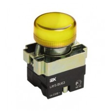 IEK Индикатор LAY5-BU65 желтого цвета d22мм