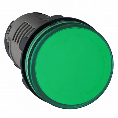 SE Зеленая Лампа сигнальная LED 220В