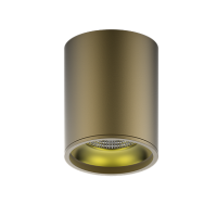 Gauss Кофе/Золото Светильник LED накладной 12W 3000K 79x100мм 1/30