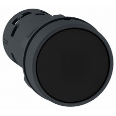 SE XB7 Кнопка 22мм черная с фиксацией 1НО