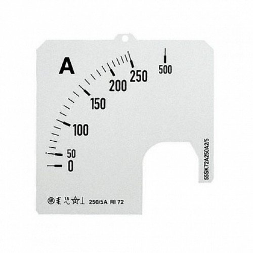 ABB Шкала для амперметра SCL-A5-250/48