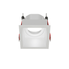 Varton Рамка для модульного светильника FLEX 50 10 квадратная встраиваемая утопленная 85х85х65мм RAL9010 поворотная