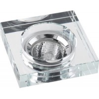 Comtech Apus Светильник точечный литой неповоротный с прозрачным стеклом, 50Вт, G5.3, 12В, IP20