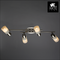 Arte Lamp Cavalletta Серебро/Белый Спот 4x40W 4xE14