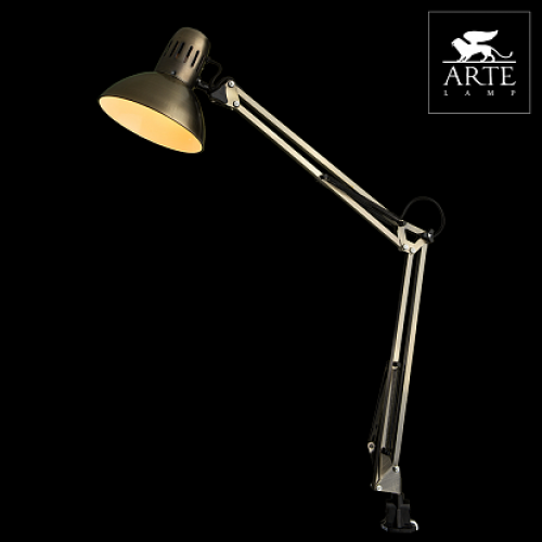 Arte Lamp Senior Бронза Лампа настольная офисная 40W E27