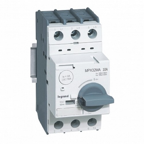 Legrand MPX3 Автоматический выключатель для защиты электродвигателей 32MA 10A 100kA