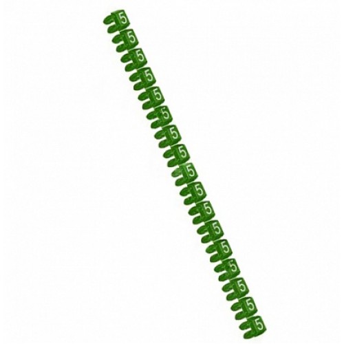 Legrand CAB3 Маркер для кабеля 5 1.5-2.5кв.мм. (зеленый) (упаковка)