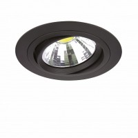 Lightstar Intero 111 Черный/Черный/Черный Встраиваемый светильник 214317 G53 1х50W IP20