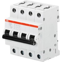 ABB S204 Автоматический выключатель 4P 0.5A (D) 6kA