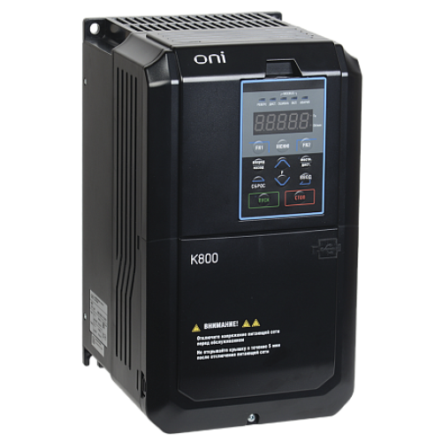 IEK ONI Преобразователь частоты K800 380В, 3Ф 5,5-7,5 kW 12-13А
