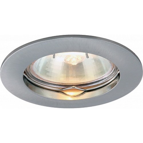 Arte Lamp Basic Серебро/Серый Светильник точечный встаиваемый 1x50W 1xGU10
