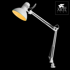 Arte Lamp Senior Белая Лампа настольная офисная 40W E27
