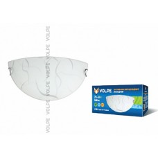 Volpe Светильник LED накладной декоративный полукруглый IP20 стекло/белый